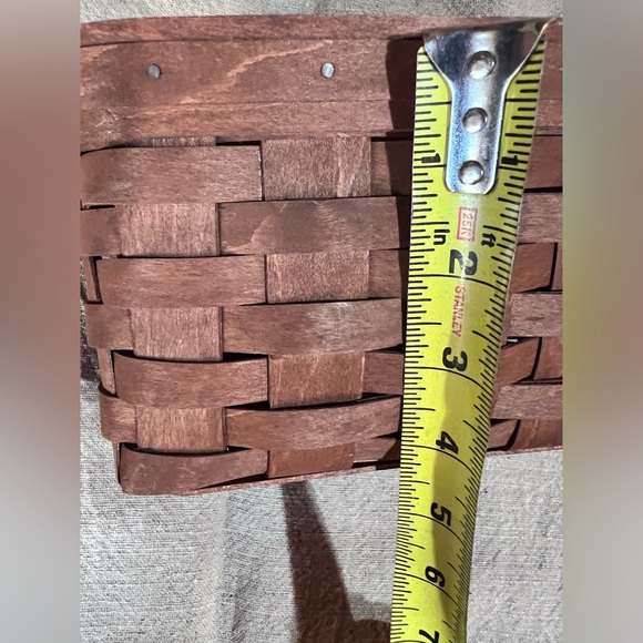 Longaberger 2008 Recipe Basket and Lid - Rich Brown; Excellent Condition - Picture 6 of 8